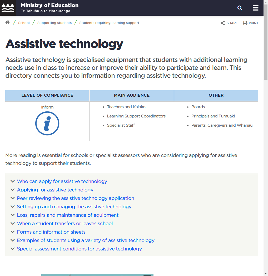 Assistive technology